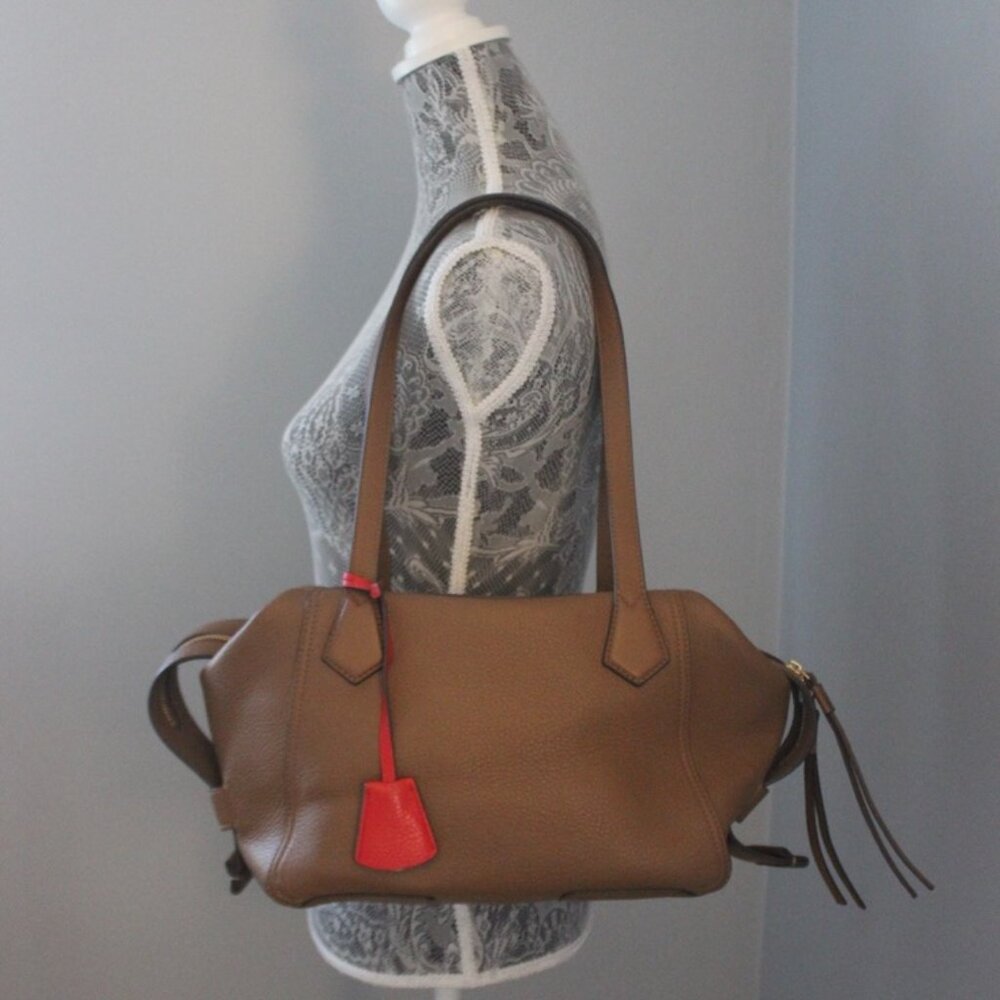 Tory Burch Perry Satchel - Brown